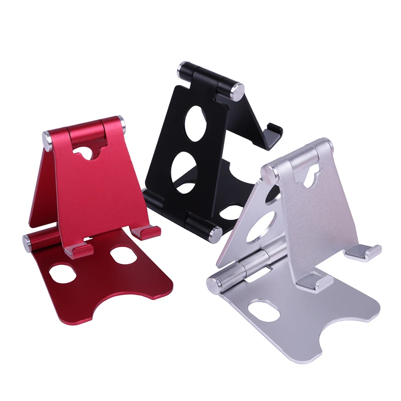 Factory Price Desk Folding Mobile Phone Holder Stand Aluminium Tablet Stand Bracket Cell Phone Holder Display Support For Table