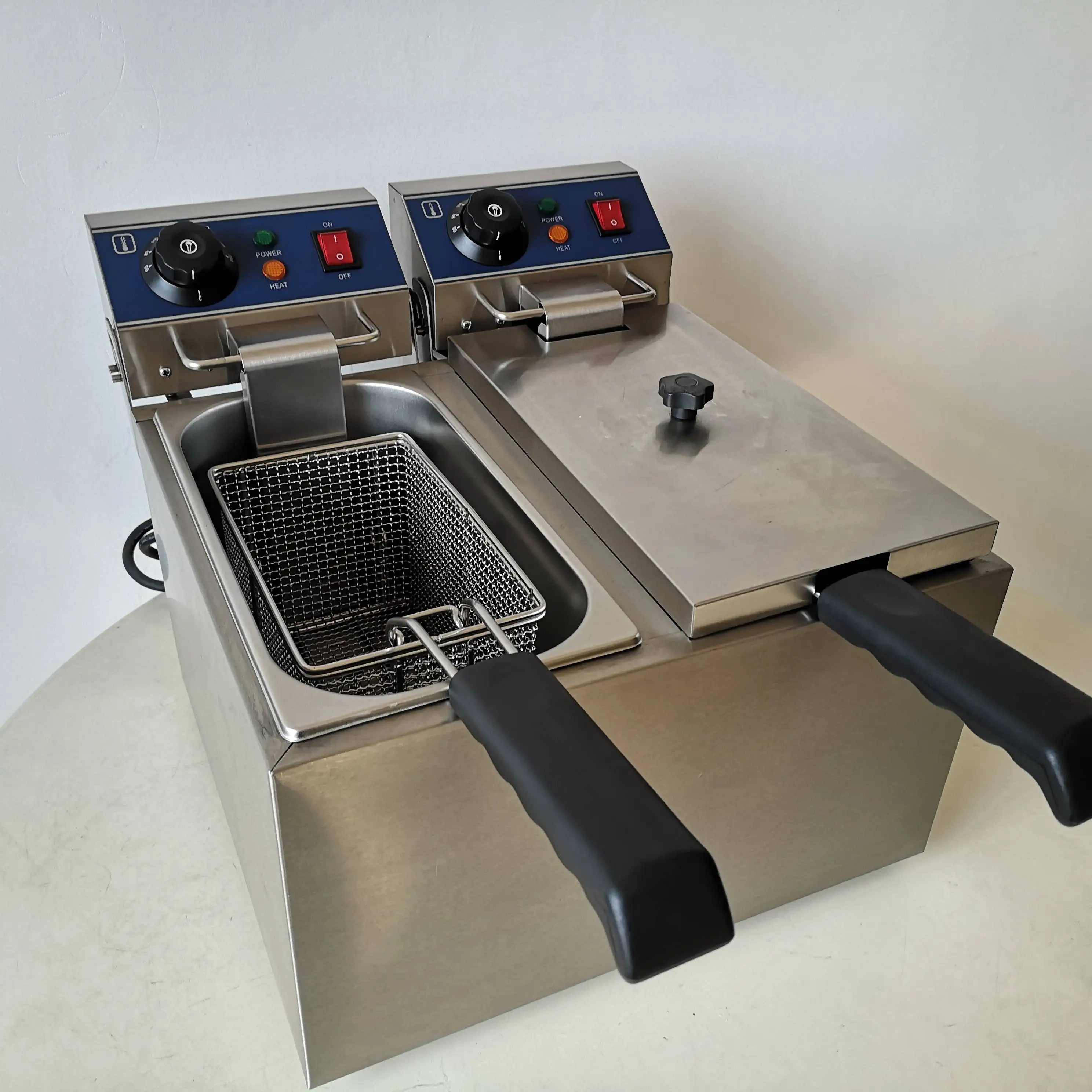 Commercial Potato Chips Fryer Frying Machine Electric Turkey Industrial Deep Fryer Electric For Chips Fish Chicken