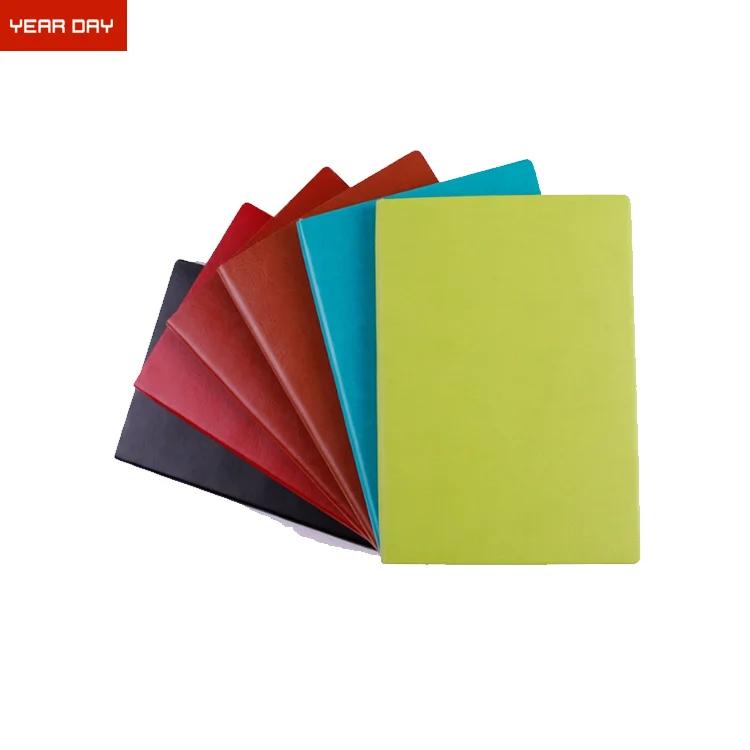 Wholesale Custom A5 with Elastic Strap Pu Journal Diary Notebook Printed Brand Logo Diary Notepad Note Book PU Leather Notebook