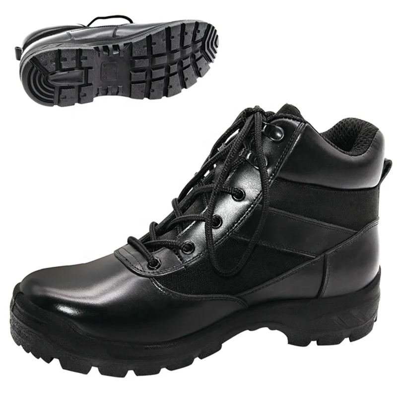 High Protection Function Leather Boots Protect Ankle Leather Boots Genderless Black Sports Shoes OEM Custom Winter Shoes for Men