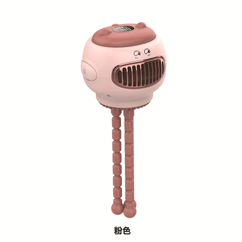 Portable Mini USB Stroller Fan 4-Speed Handheld Personal Flexible Tripod Clip-On Battery Powered for Outdoor Use Car Crib Bike