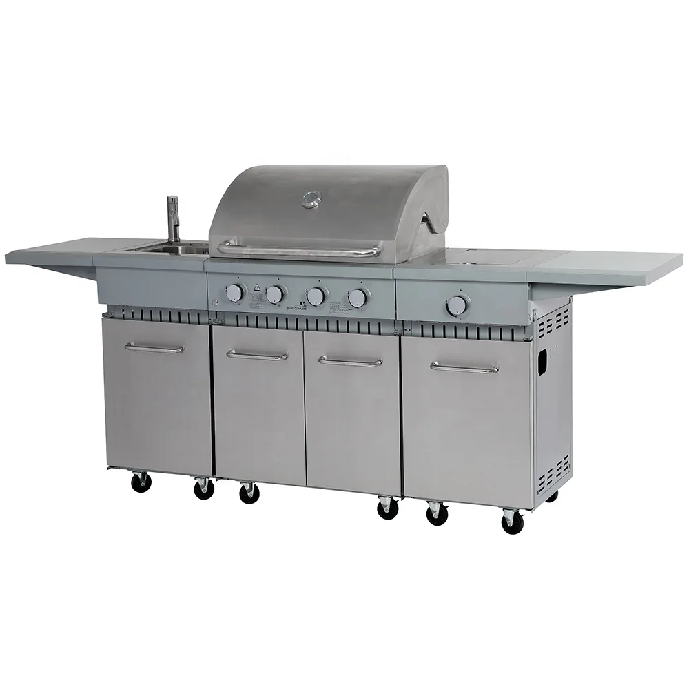 Hot Selling Best Price Family Household Commercial Gas BBQ Grill Smokeless Outdoor BBQ Gas Grill