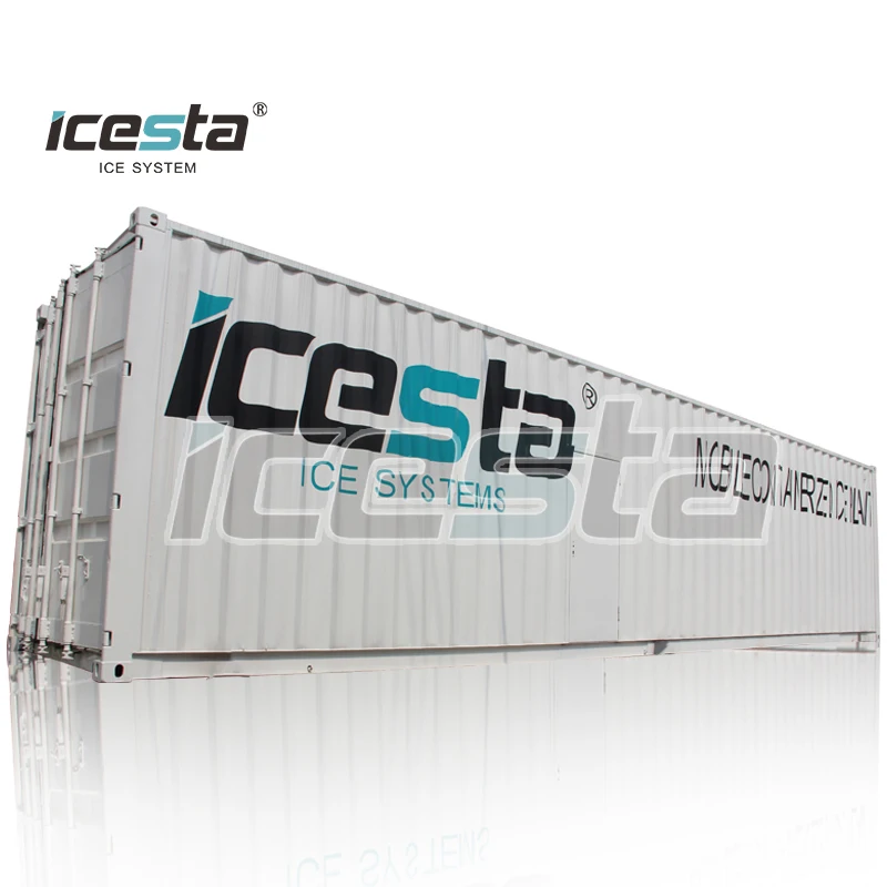 ICESTA Ice Systems 20t 40t 60t concrete cooling ice plant for Middle East Selling well products