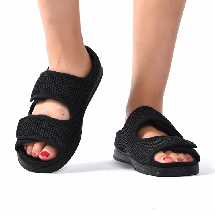 Wholesale Summer Comfy Adjustable Orthopedic Slides Sandals Unisex Diabetic Medical Slippers Shoes for Women Nurse