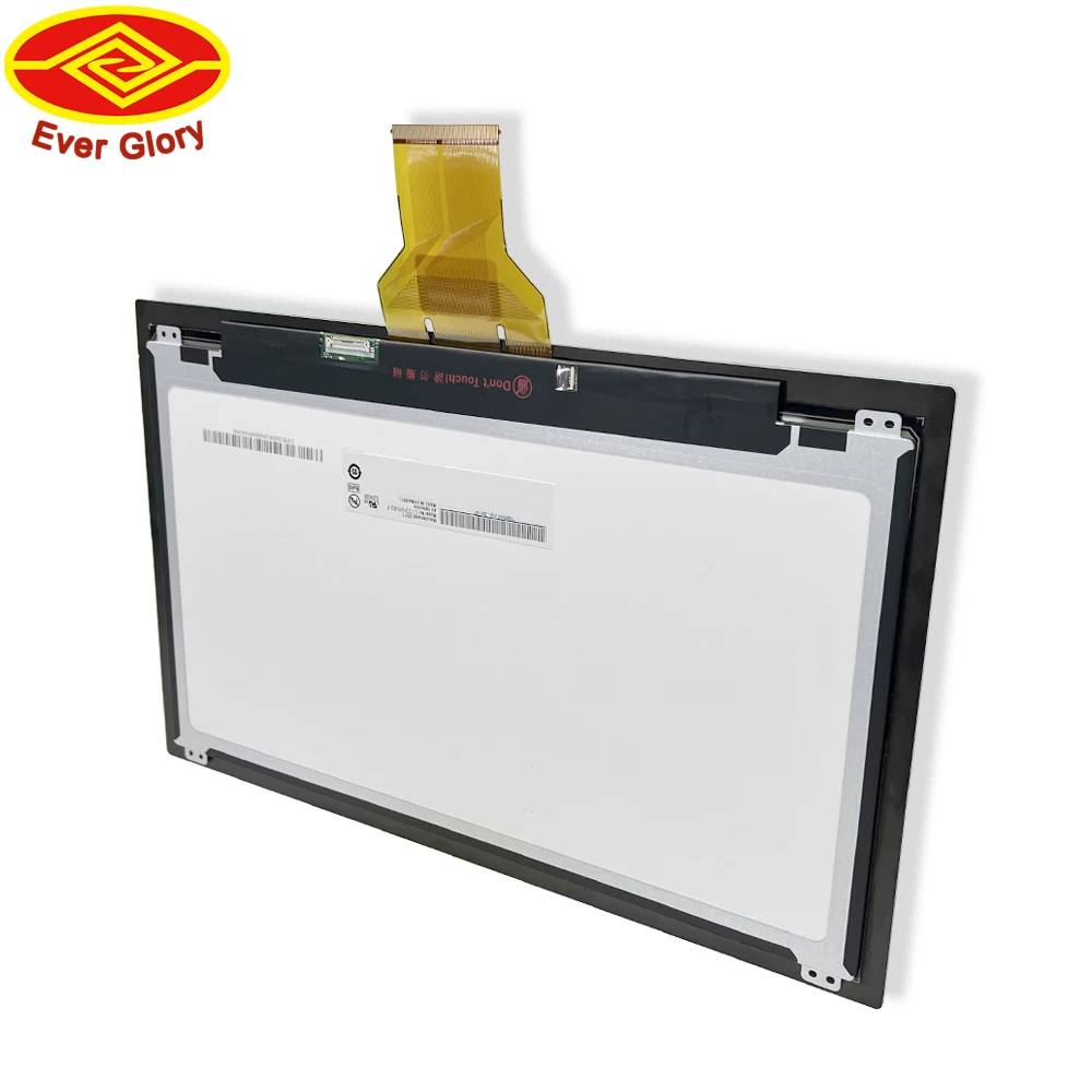 Pcap 13.3Inch 16:9 Multitouch High Brightness TFT USB Interface IP65 Front Waterproof Capacitive Touch LCD Module for Industrial
