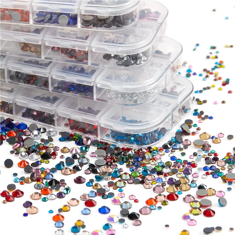 Factory big package rhinestone in bulk hotfix stone for diy hotfix rhinestones bulk