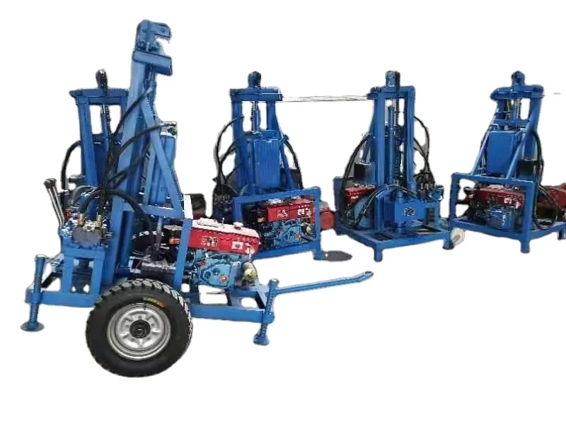 Diesel engine drilling rig water well bore hole drilling rig