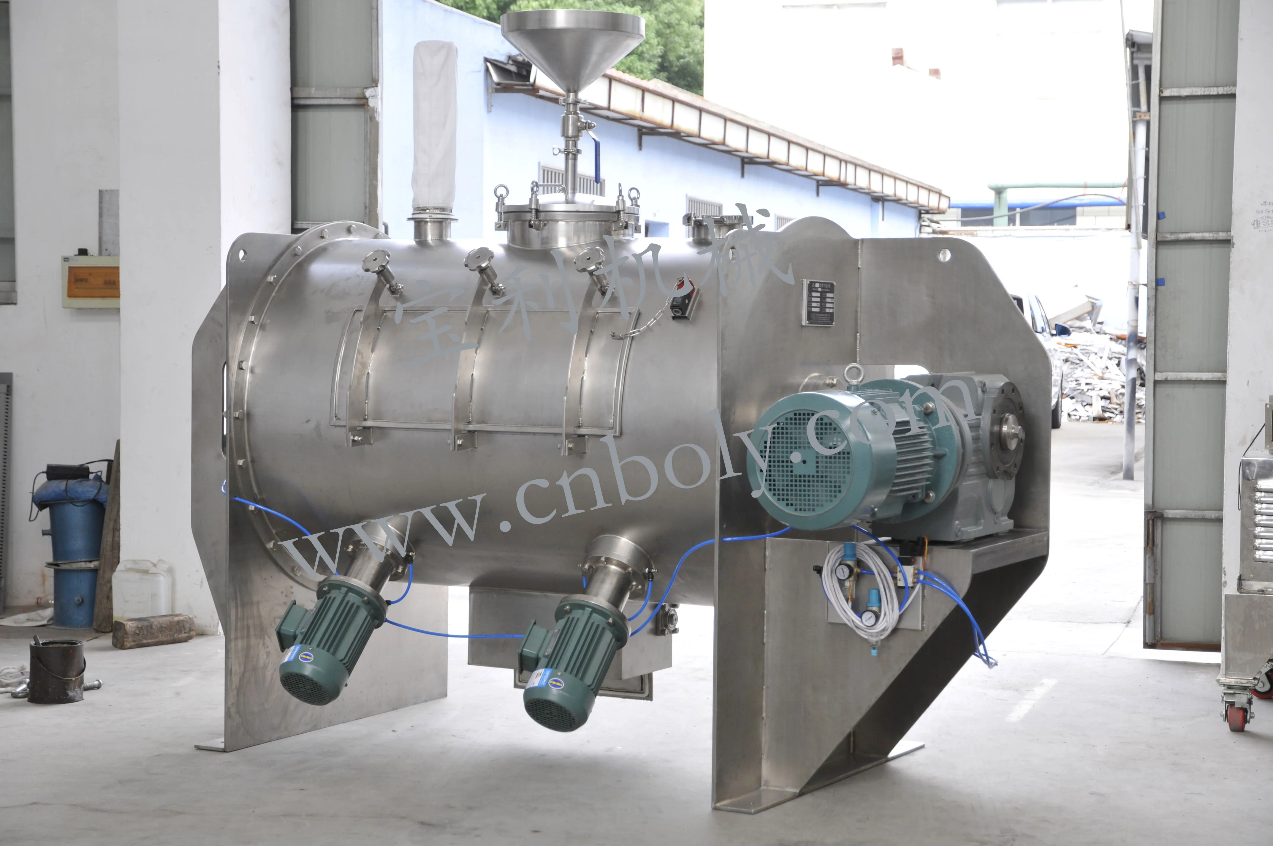 Stainless Steel Baking Premix Powder Mixing Line Plough Shear Powder Mixer Blender