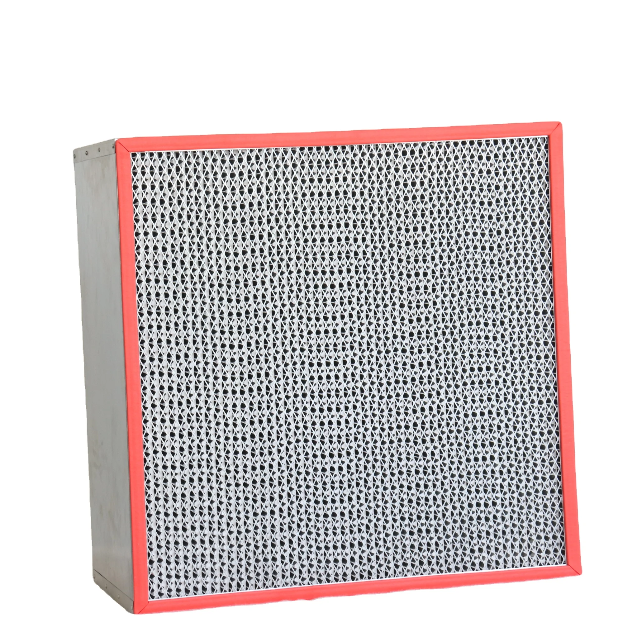 
High Temperature HEPA Filter 250 300 400 450 Degree Celsius H13 H14 99.99% 0.3 micron HEPA Filter HT Air Filter 