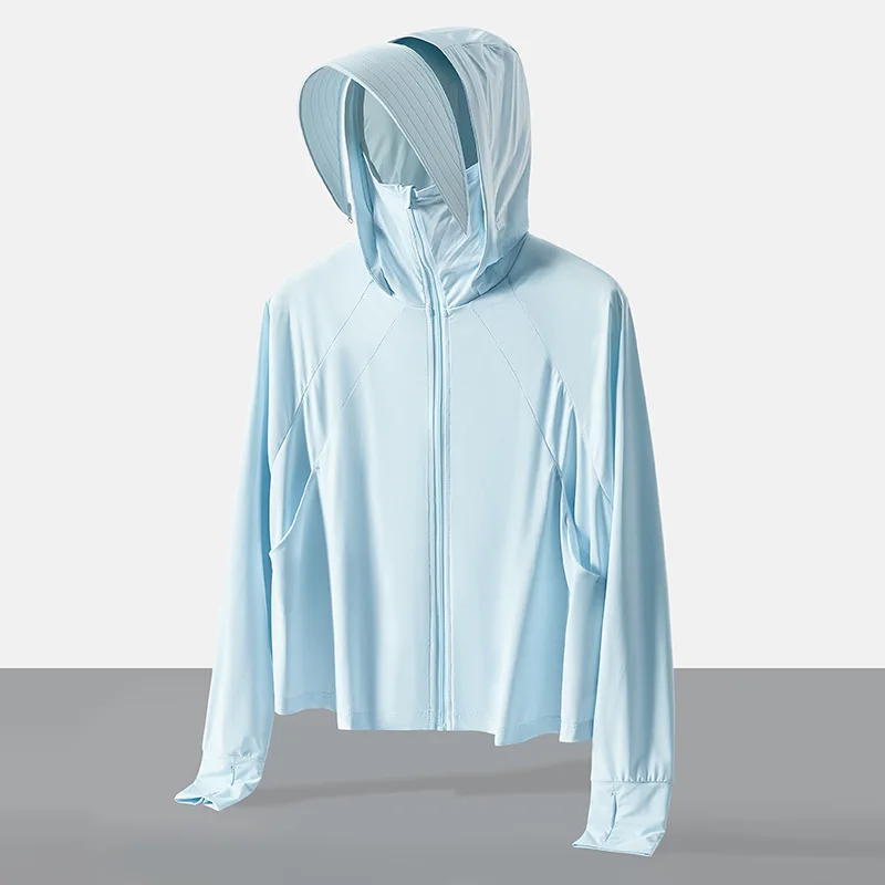 Factory customized and wholesale summer outdoor breathable lightweight shawl sunscreen clothing