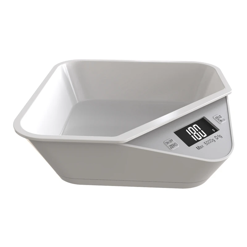 Smart Design Cooking Weighing Scale Low Battery And Overload Indicator Digital Kitchen Scale With Bowl