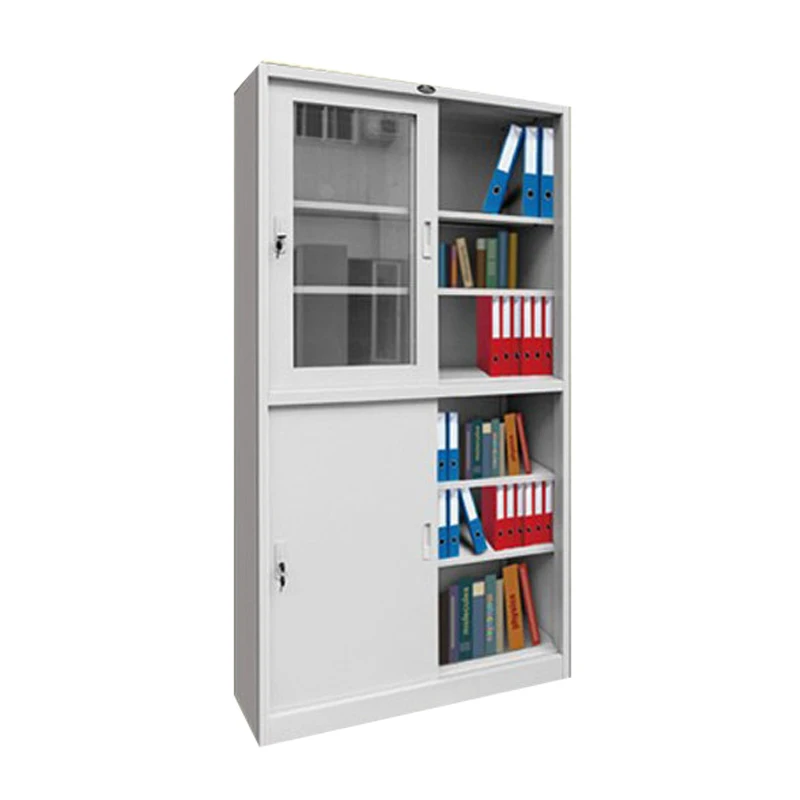 Standard Specifications Sliding Glass Door Office Filing Cabinet with Factory Sale Direct