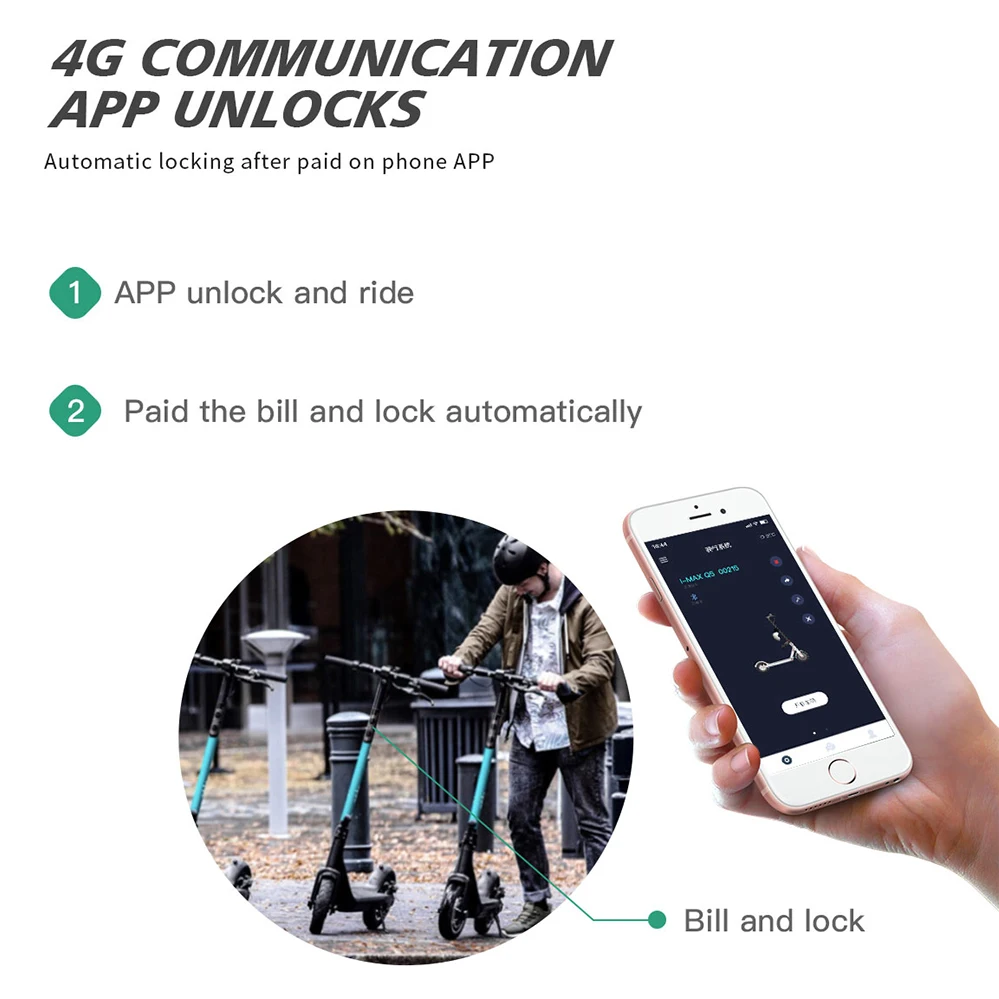 Omni CAN коммуникация GPS двухчастотное устройство IOT интеллектуальная прокатная езда 4G Qualcomm чип для обмена электрическим скутером модуль