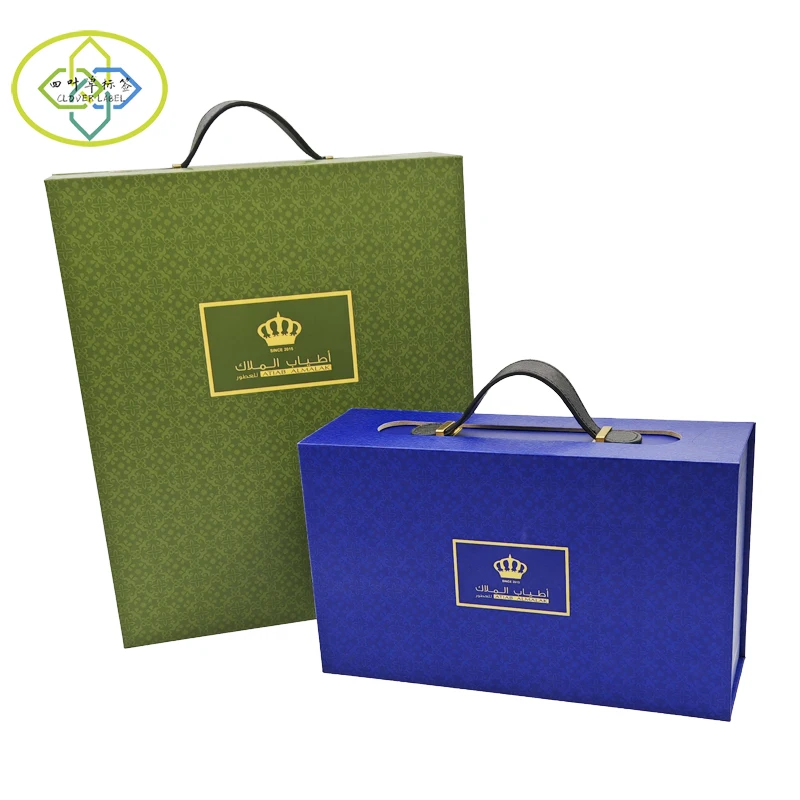 Customized wholesale empty paper packaging folding gift paper magnetic box