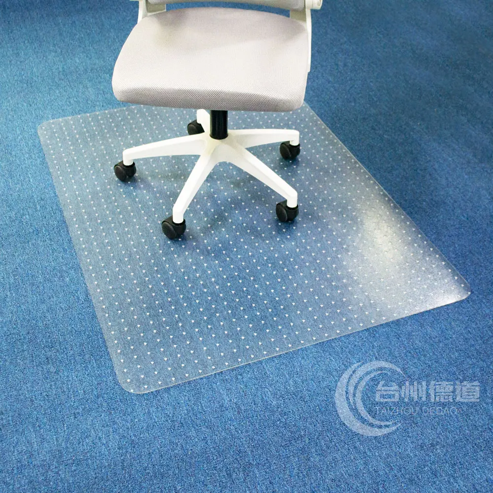 PVC Vinyl  Floor Protectors For Rolling Chairs Protector Clear Chair Mat Decorative Chair Mats, Factory Direct Sale