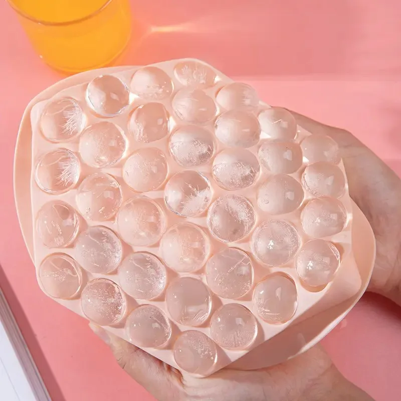 Round 37 Grids Reusable Sphere Ice Block Ball Maker Mold Moulds Cubes Trays