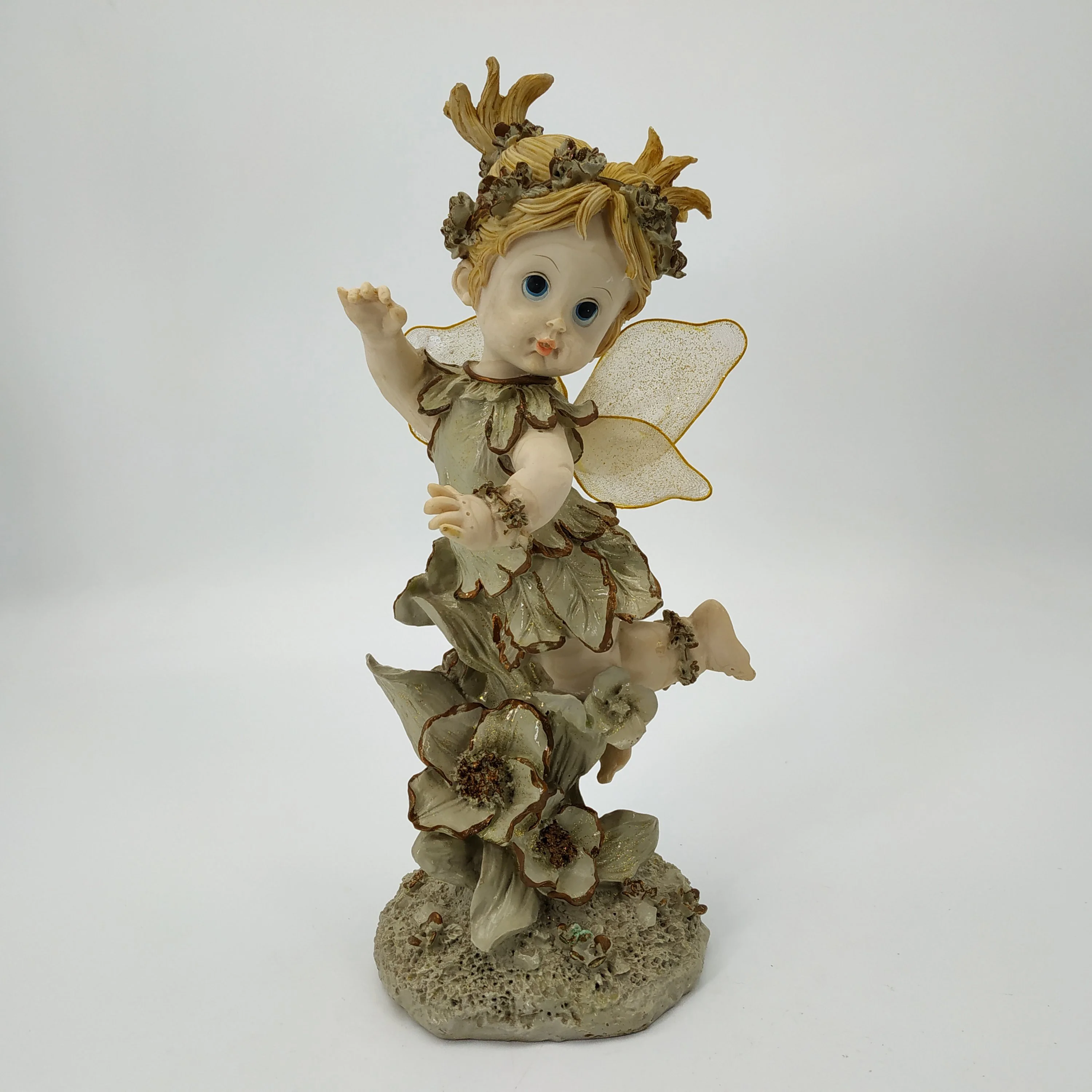 Customized Resin Crafts Fairy Figure 1/72 Polyresin for Home Decoration Dolls Europe SCULPTURE Folk Art 43*29*34 Cm * 6*6*10 Cm