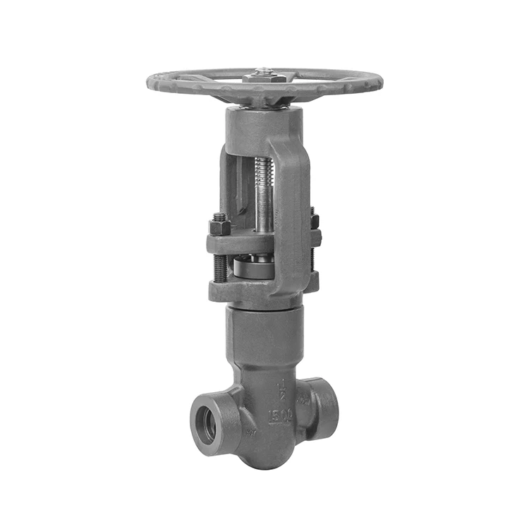 High pressure self-sealing socket welding stop valve in forged steel   manual globe valves