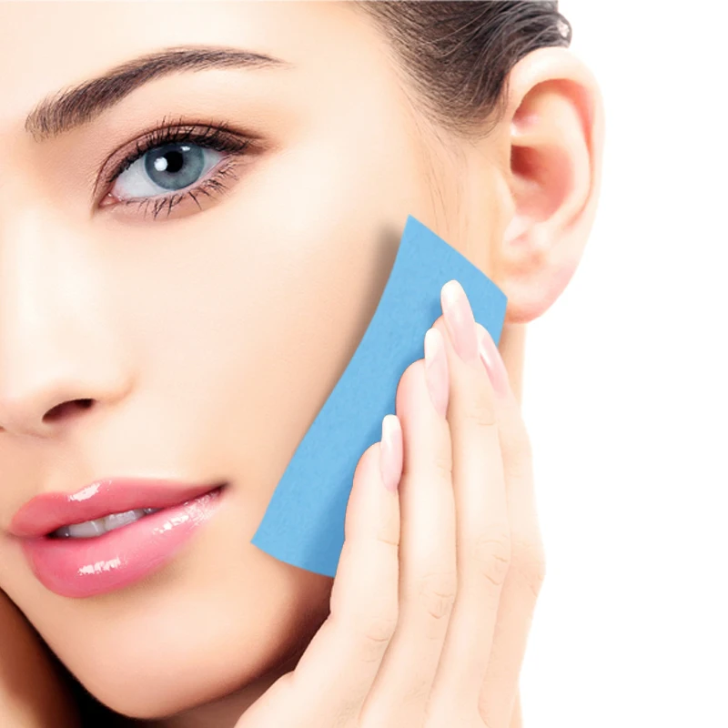 DRS 80pcs Private Label Facial Tissue Face Skin Care Absorbing Oil Blotting Sheet