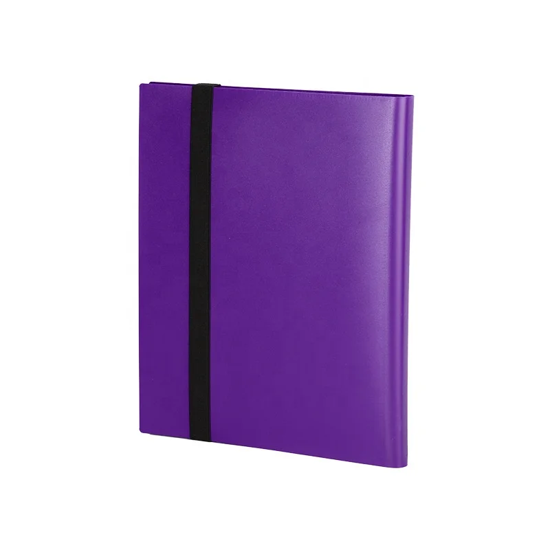 4 Pockets Card Photo Protector Album Binder Desk Card Game Plastic Indoor PP Plastic Waterproof OEM