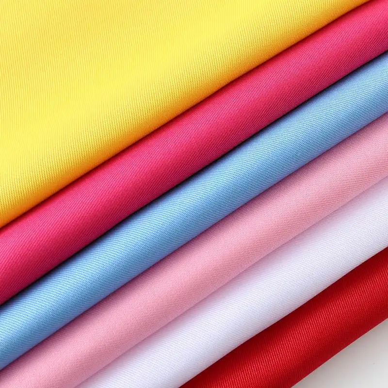 Factory direct sale trousers fabric cargo pants suit pants fabric free sample polyester plain gabardine fabric