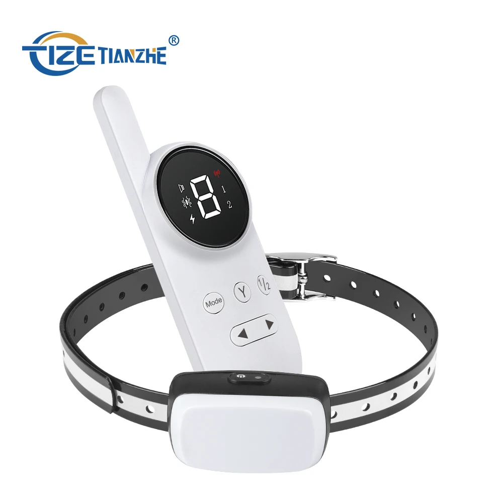 1000ft Amazon Top Sell Dog Training Collar Tize Rechargeable Anti Bark Waterproof Remote Dog Shock Collar