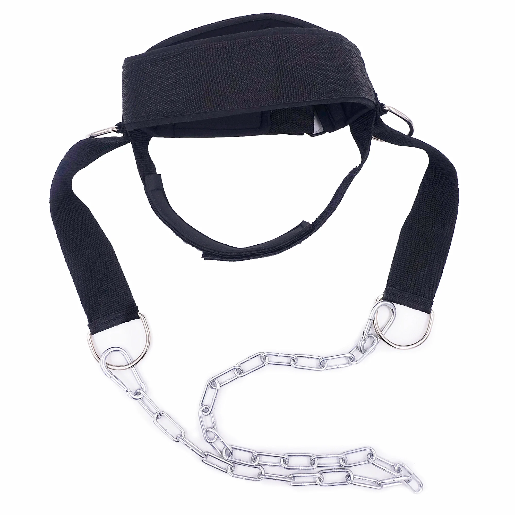 
Lifting Strap with Chain Adjustable Head Harness Neck Trainer for Home Gym Weightlifting Bodybuilding Barbell Workout 