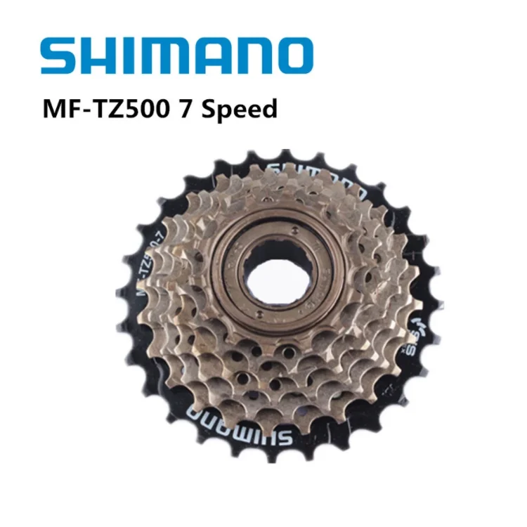 TZ500-7 8-ступенчатая велосипедная кассета 14-28 Т 14-34 стальная алюминиевая Звездочка MTB шоссейный велосипедный велосипед 7-скоростной Регулируемый маховик