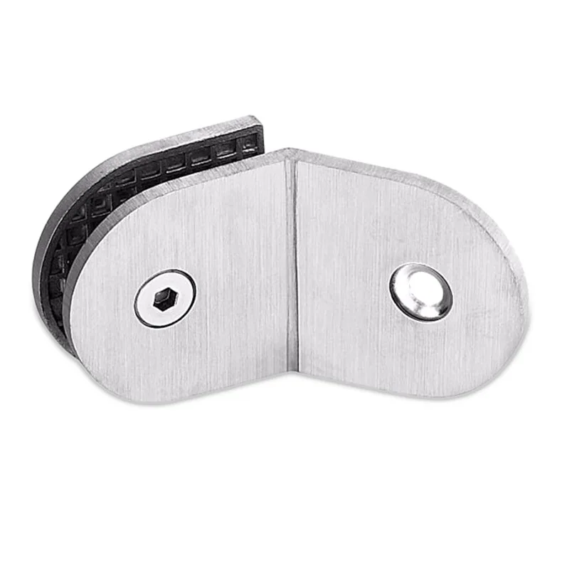 Factory Direct Fix Glass Clip Clamp Stainless Steel Wall to Glass Solid die-cast precision castings for 6-12mm Glass