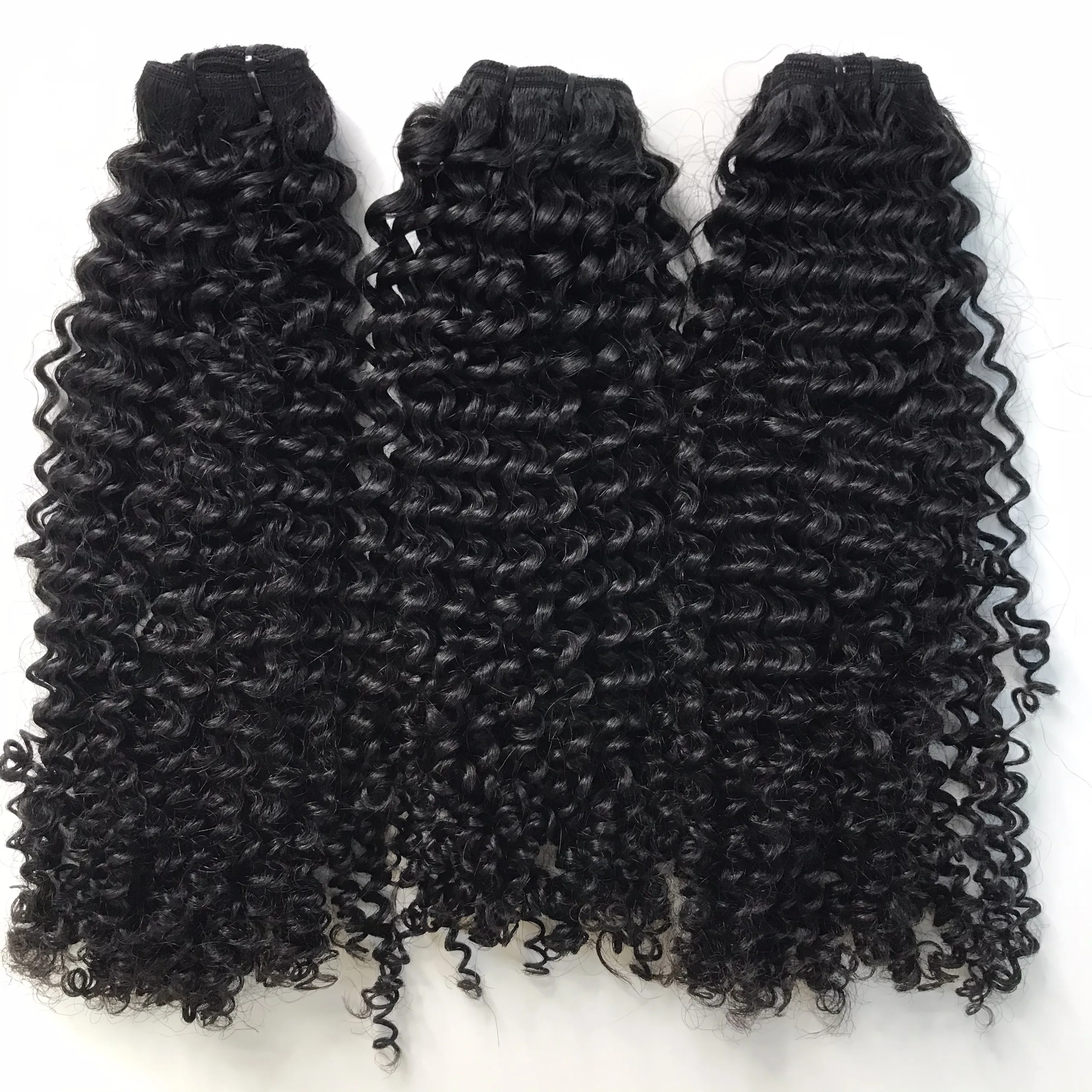 Curly Virgin Human Hair Extension Color Double Drawn Human Hair Bundle Vietnam Wholesale Affordable price