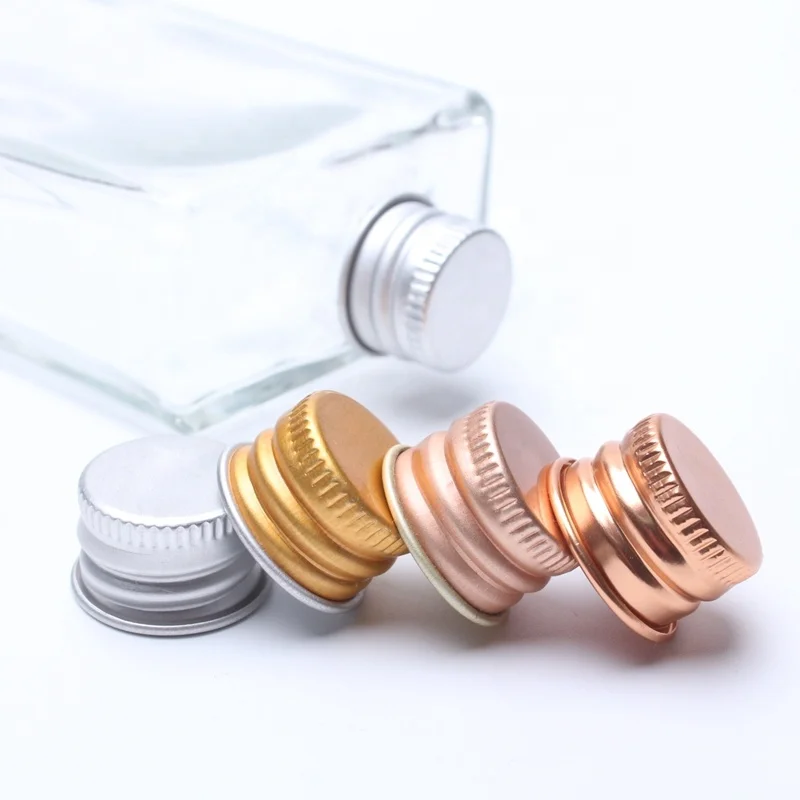 Threaded Aluminum Cap 20/400 24/400 28/400 38/400 45/400 for Screw Neck Bottles/Jars/ Containers/ Cans/ Pill Bottles With Liner