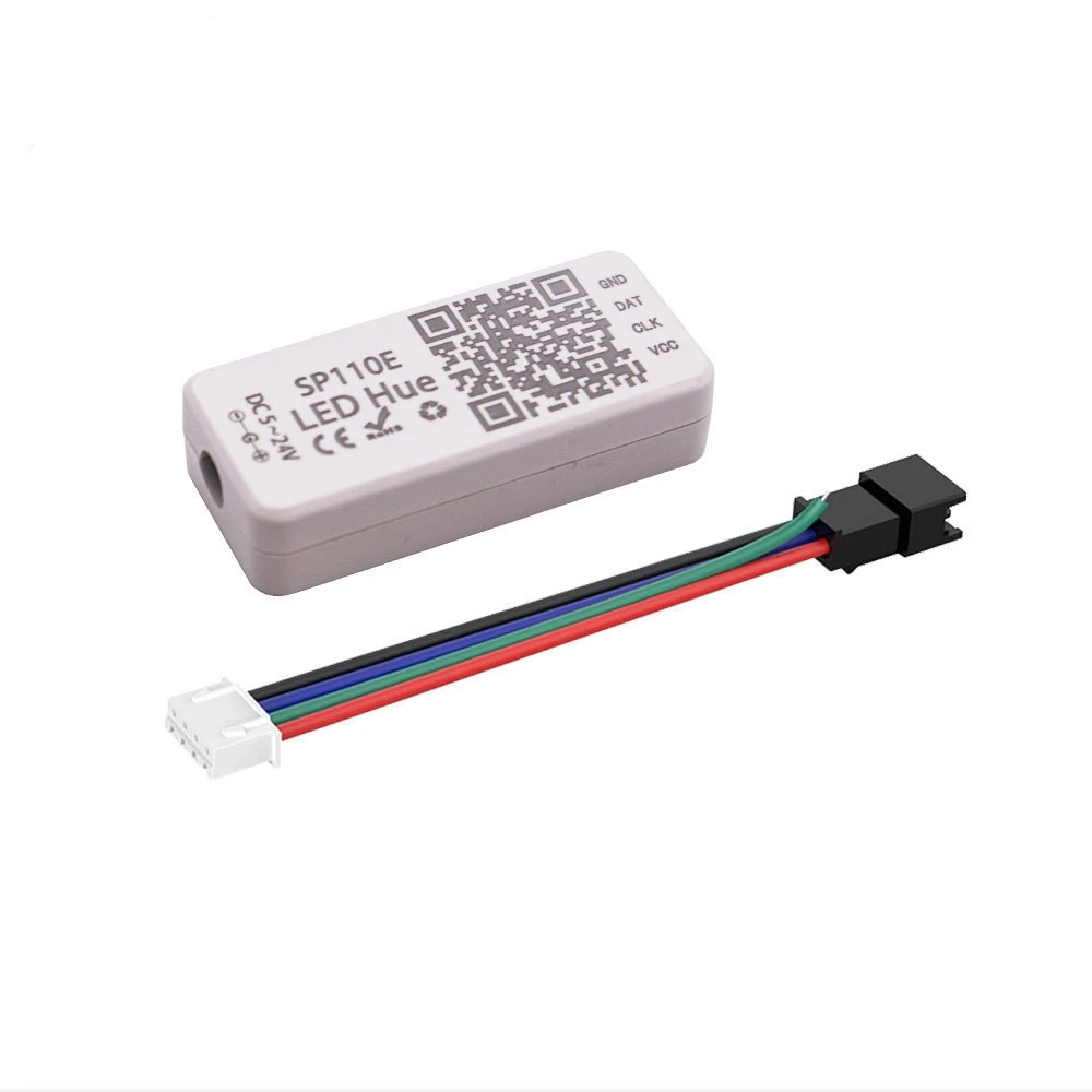 SP110E Bluetooth RGBIC светодиодный контроллер WS2811 WS2812B SK6812 RGB RGBW APA102 WS2801 пикселей светодиодные полосы DC5-24V