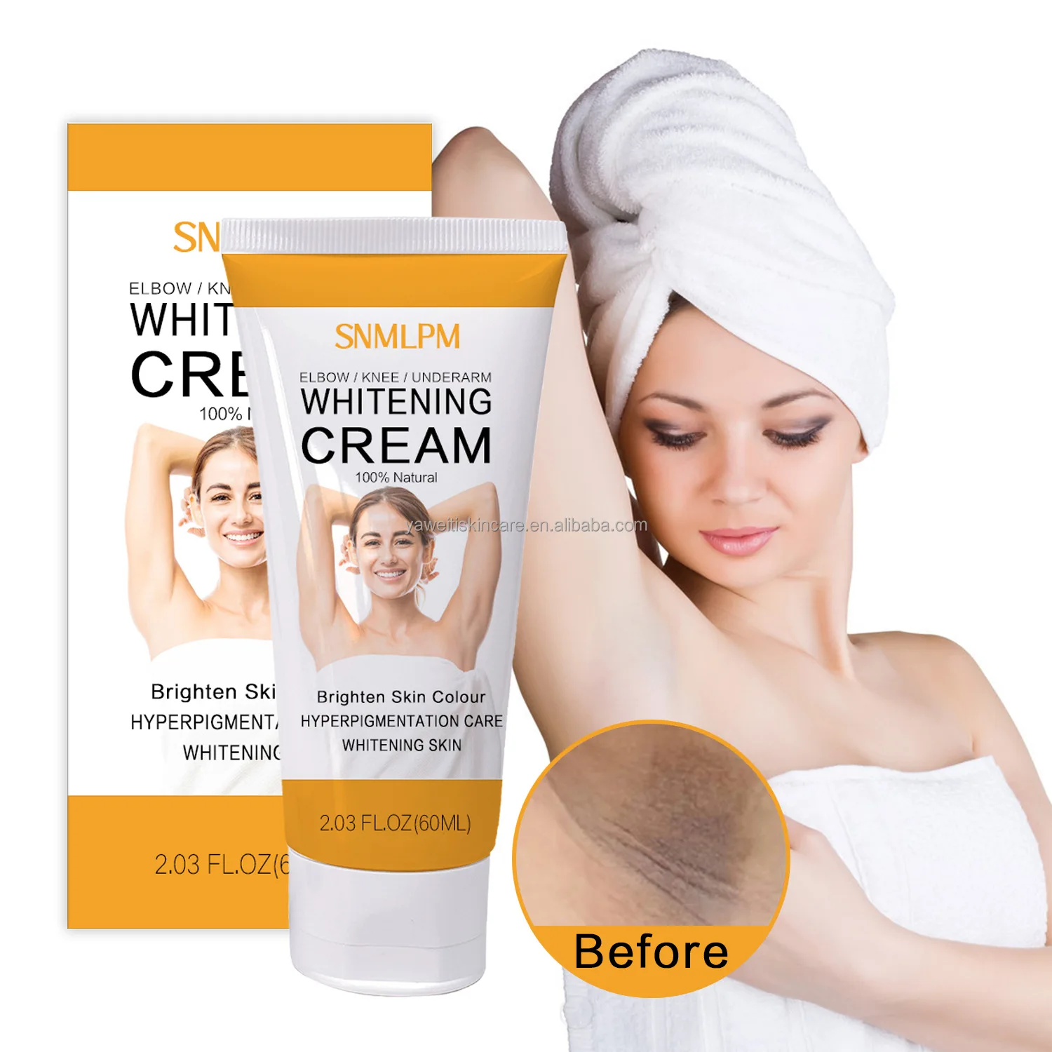 Body Care Underarm Private Parts Leg Moisturizing Body Whitening Cream