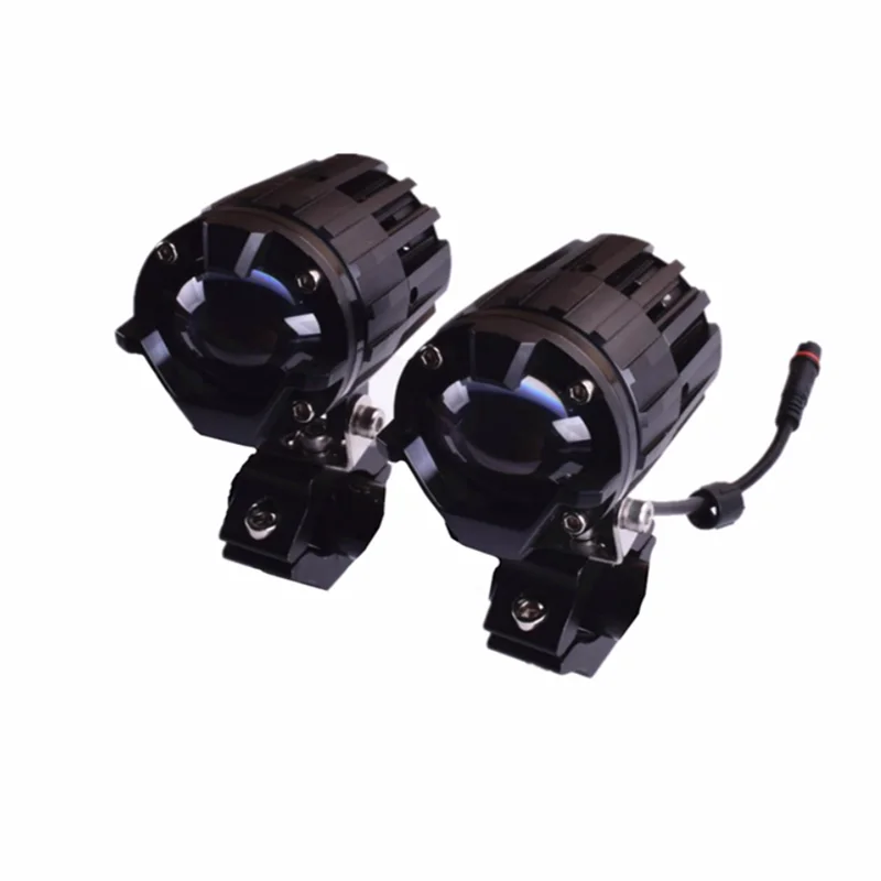 Owl Design M5 MINI Dual Color Waterproof Motorcycle led Headlights for Motorbike led Driving Spotlight Fog Work Light