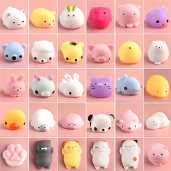 Colorful Squishy Cute Cat Antistress Ball Squeeze Rising Abreact Soft Sticky Stress Relief Toys Funny Gift mochi Toys