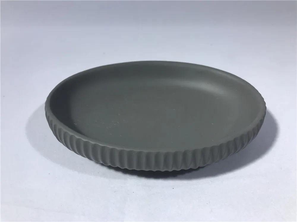 Серый полимерный классический стиль, 4 предмета, украшение для ванной комнаты, полный набор диспенсеров для лосьона