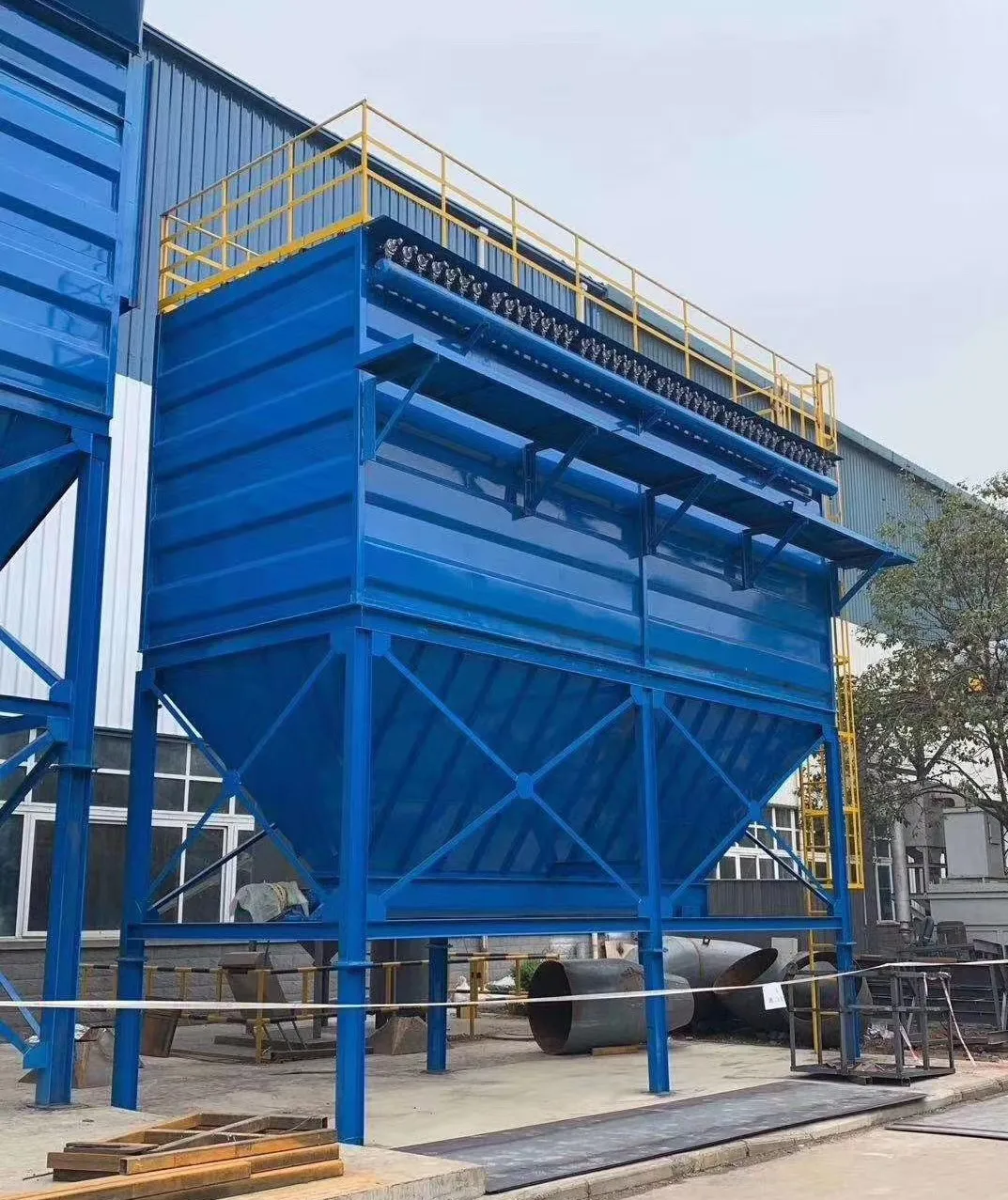 Crusher Plant Boiler Bag Dust Collectors Electronic Dust Collector Provided Carbon Steel Jet Engine Pump Dust Machine Esp Pump