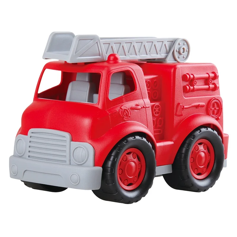 Playgo on the Go Fire Engine Unisex Cartoon Fire Truck with Ladder for Children