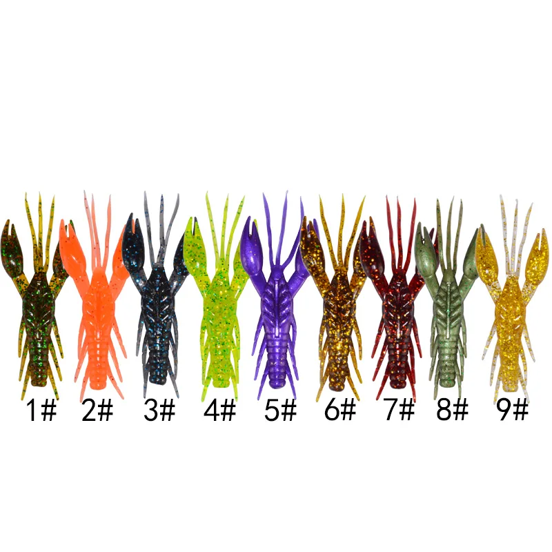 HAWKLURE soft prawn lure 5.5g 8cm artificial soft shrimp lure fishing lures shrimp fishing gear