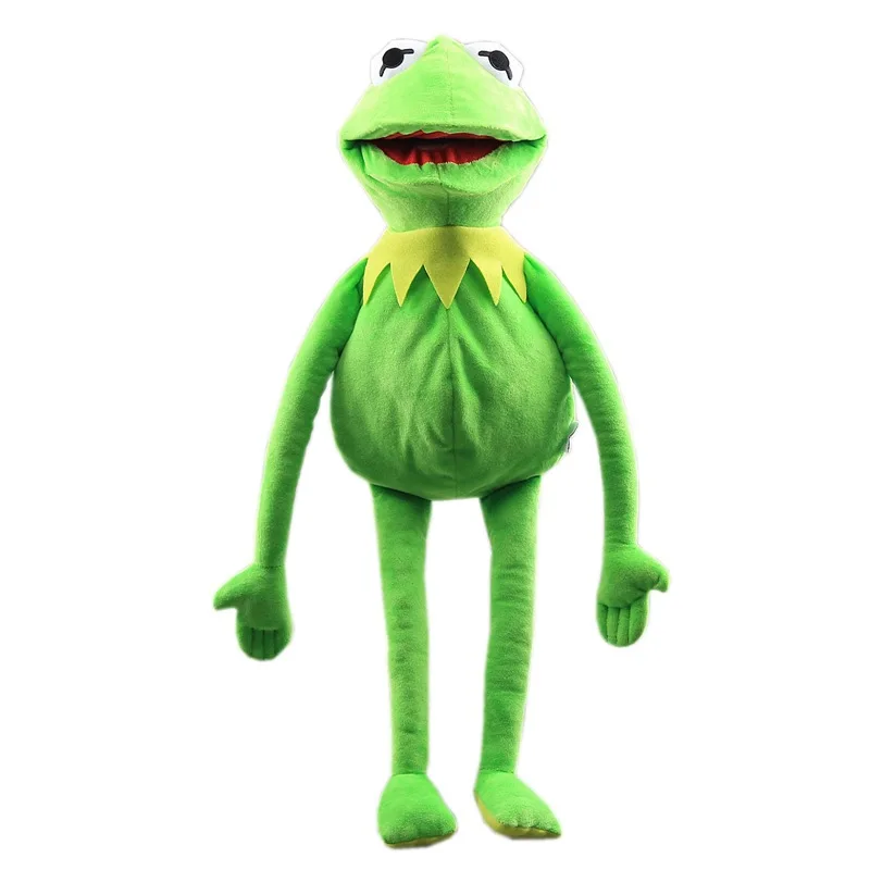 The best-selling frog hand doll Green Frog plush toy can be used as hand puppet belly performance props