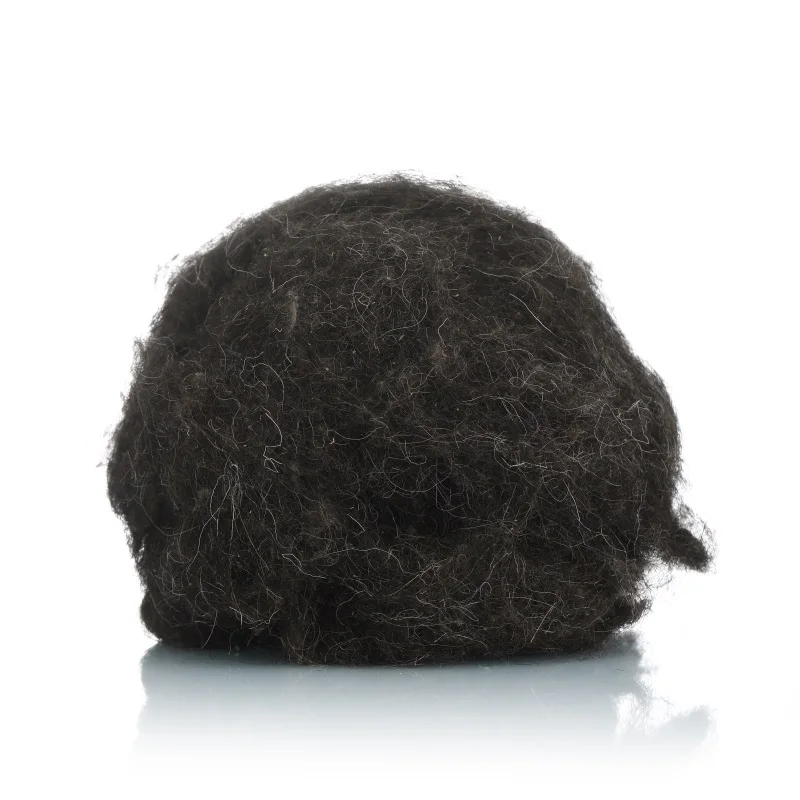 Экологически чистые натуральные коричневые Норы из овечьей шерсти для ковра