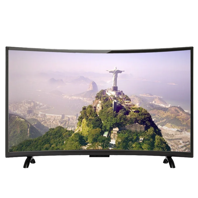 Дешевый китайский телевизор hd 4K smart led tv 65 дюймов изогнутый led tv экран