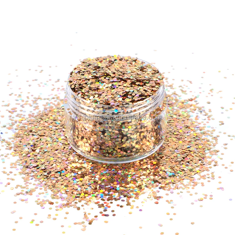 Wholesale Bulk High Sparkling Solvent Resistant Holographic Glitter Powder For Resin Craft Nail