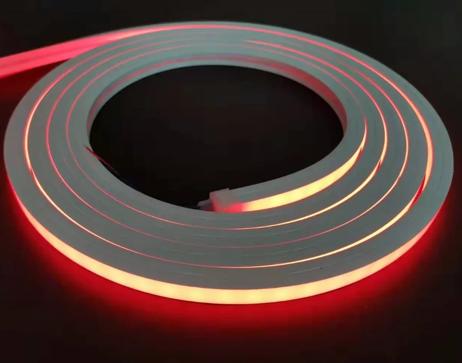 16x16 mm Dots -Free RGB 5050 24V Waterproof Flex Silicone LED Neon Strip Light