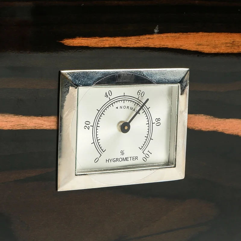 OEM Custom Logo Modern 25 CT Peach Wooden Cabinet Cigar Humidor Box