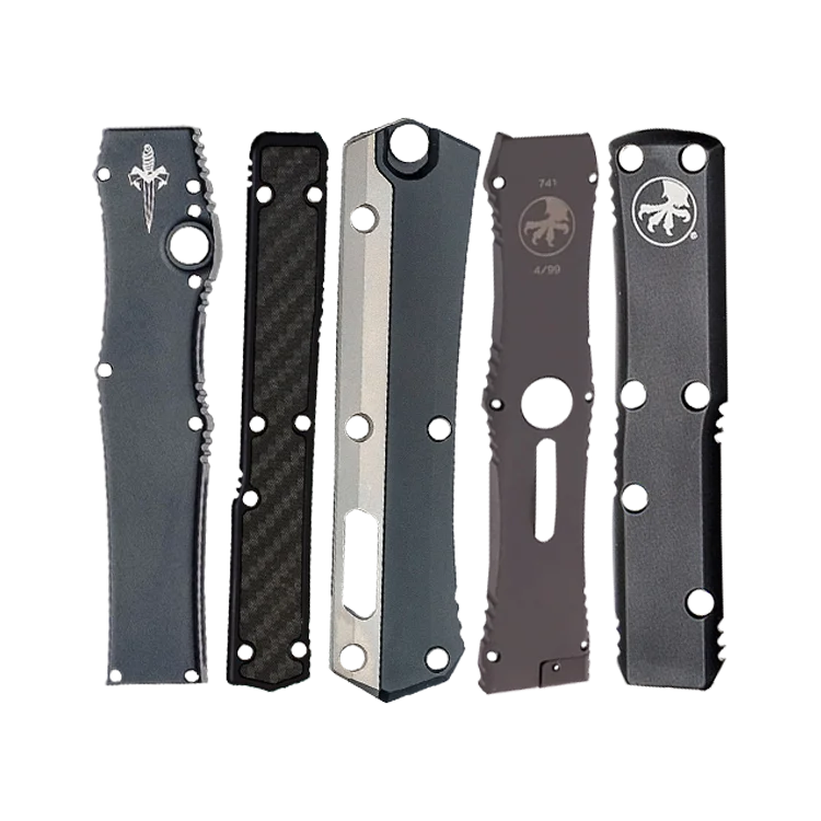 Microtechknife microteches otf haloing ultratech knife handle scale for outdoor camping