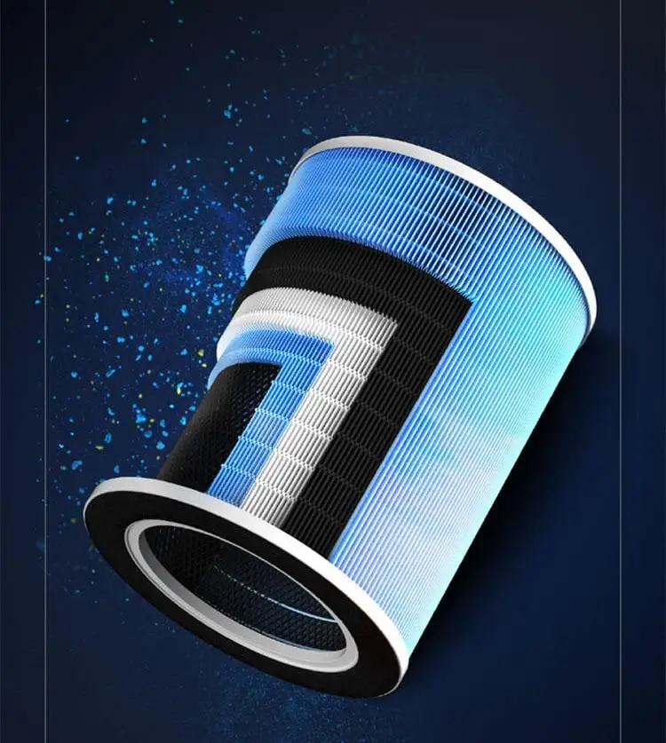 OEM Smart Portable Household Room Desktop Air Purifier HEPA Filter 2 In 1 Humidifier Air Purifier for Home Office