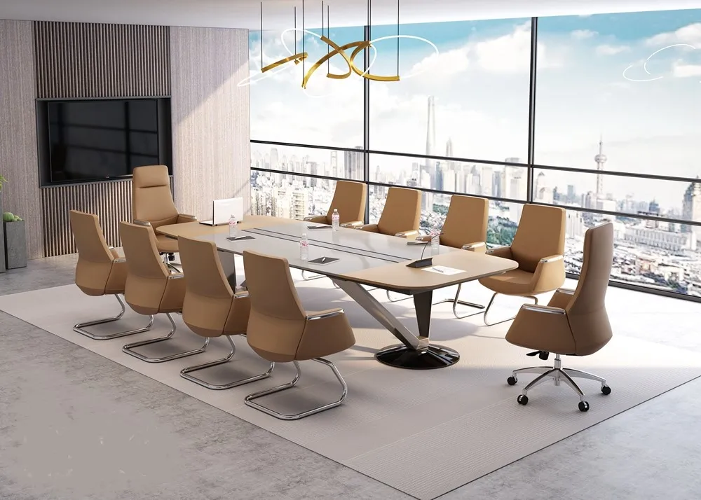 Современная офисная мебель комплект из искусственной кожи кресло-подъемник для конференц-залов и посетителей качественный стул