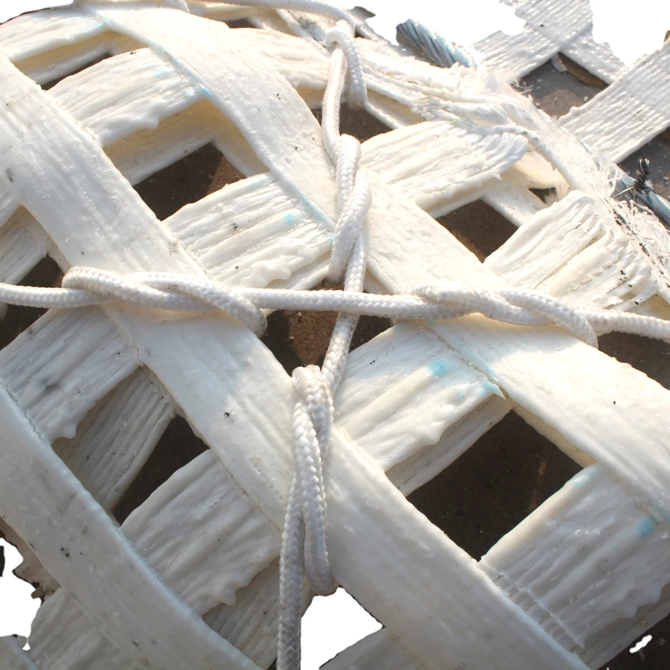 pp pet mining geogrid coated with a layer of conducting electrostatic polyester mine grid