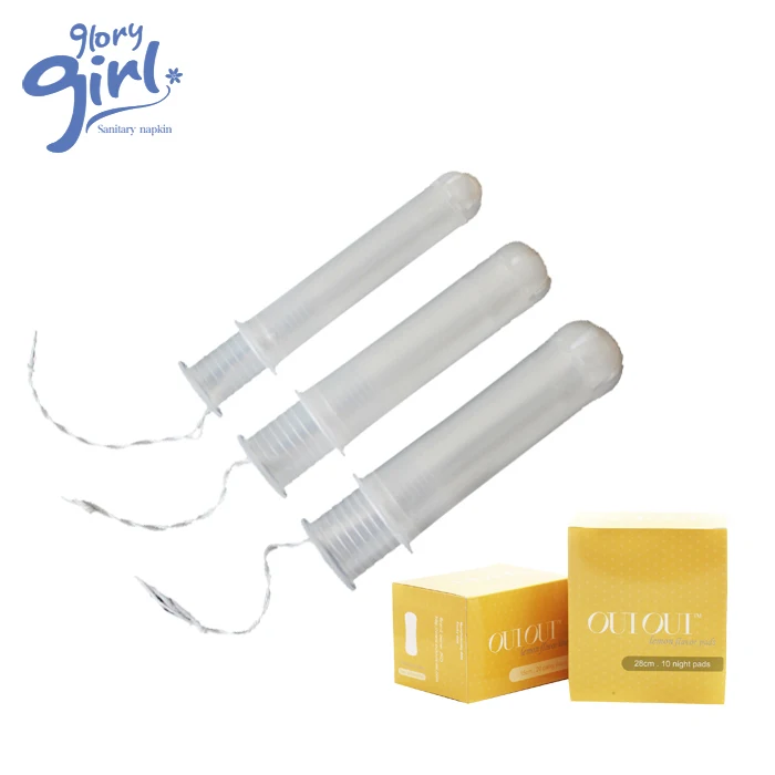 Wholesale feminine hygiene products bio menstrual organic cotton tampon